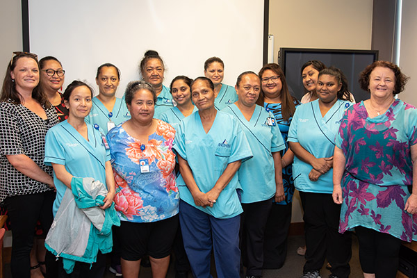 Photo of group of staff at Auckland District Health Board
