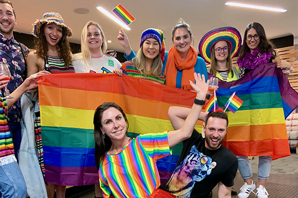 Photo of rainbow celebrations