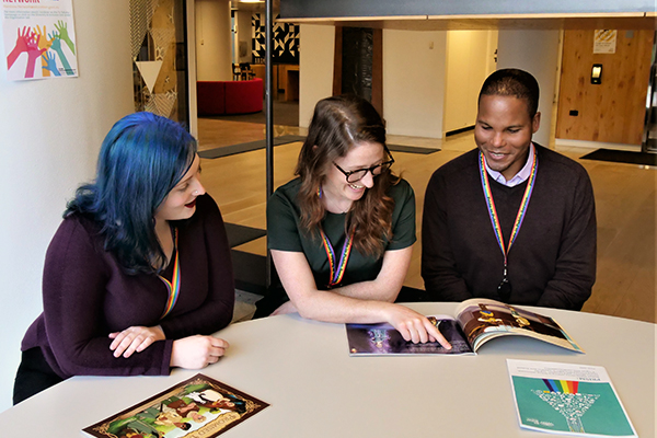 photo of rainbow committee planning events