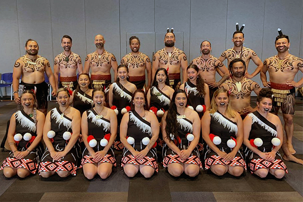 Photo of haka group