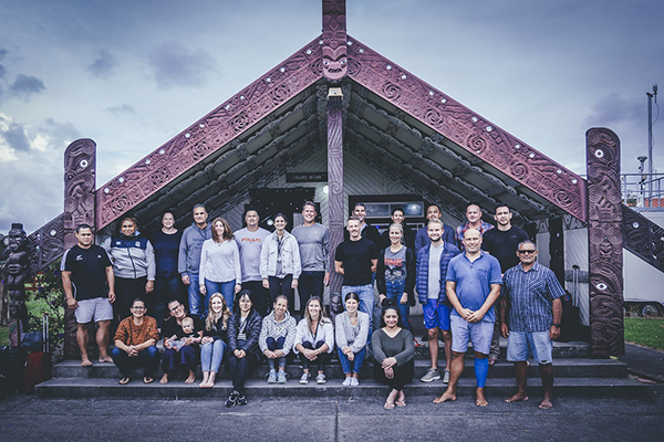 NZ Trade and Enterprise leadership at Marae