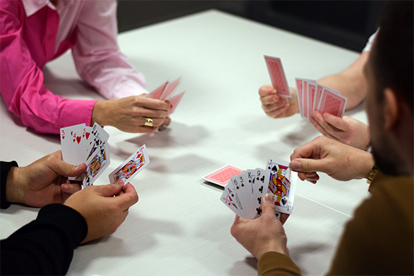 People playing cards