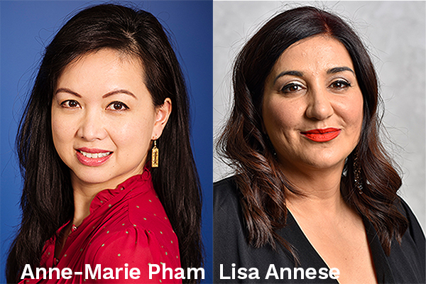 International speakers Anne-Marie Pham and Lisa Annese