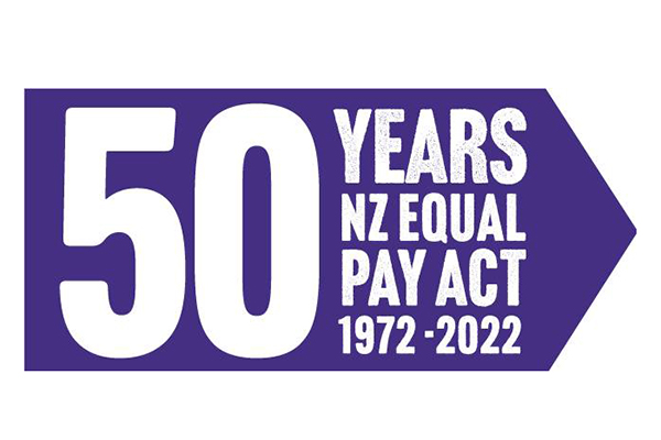 50 years NZ Equal Pay Act 1972-2022 banner
