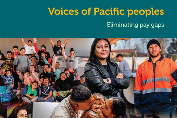 Voices of Pacific peoples: Eliminating pay gaps report cover