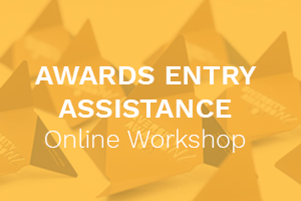Awards Entry Assistance Online Workshop