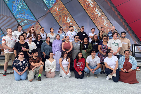 Staff at Te Rito Marae trip