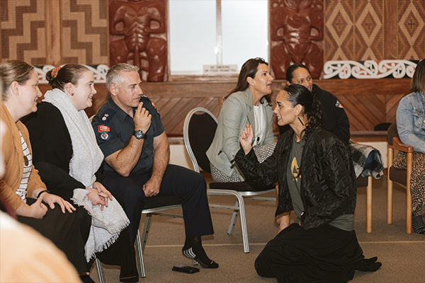 Fire and Emergency staff learning in a Marae